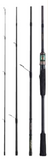 Carbon Fibre 2.25m 4 piece Travel rod 5-21g Cast weight 