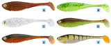 PUNKER 9CM Softbait 6 colours to choose from - UV ACTIVE - (Sinking)