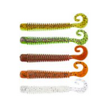 Curly tail softbaits different colours